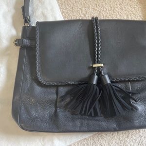 LK Bennett Black Large Leather Purse